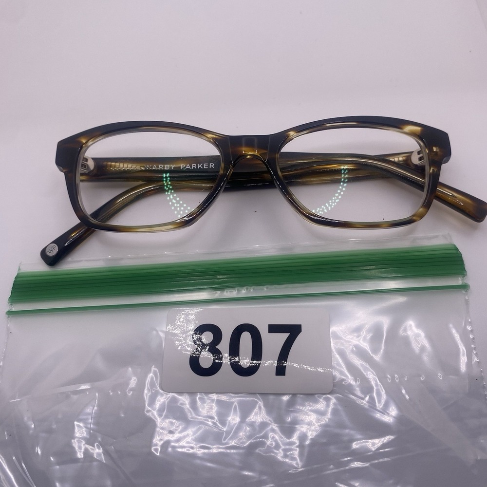 Warby Parker Eyeglasses FRAME ONLY Sims 256 49-17-140 Brown Tortoise 807 - Picture 13 of 15